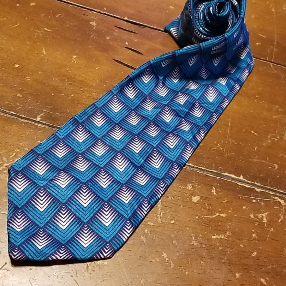 J.FERRAR Mens Silk Tie